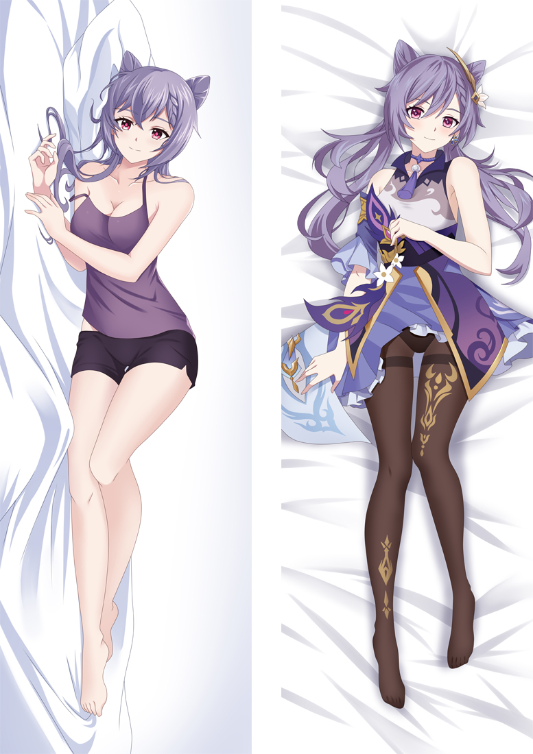 genshin impact keqing body pillow