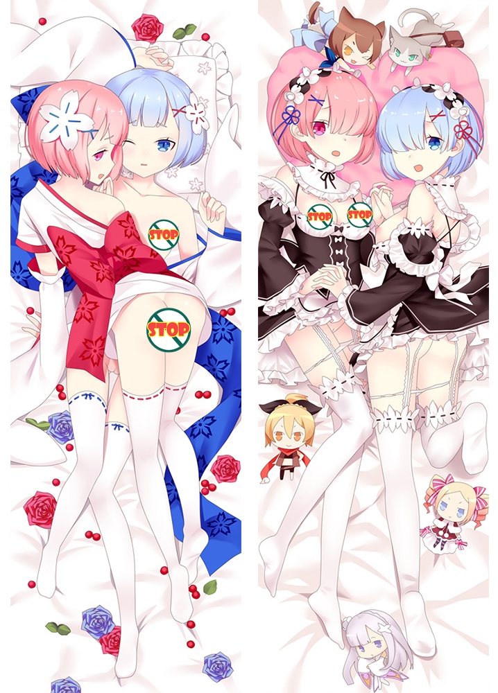 rem and ram body pillow