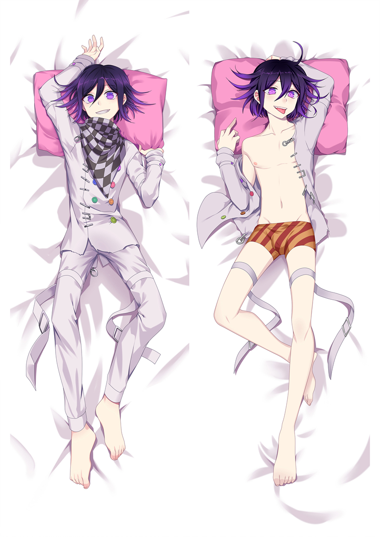 kokichi ouma body pillow