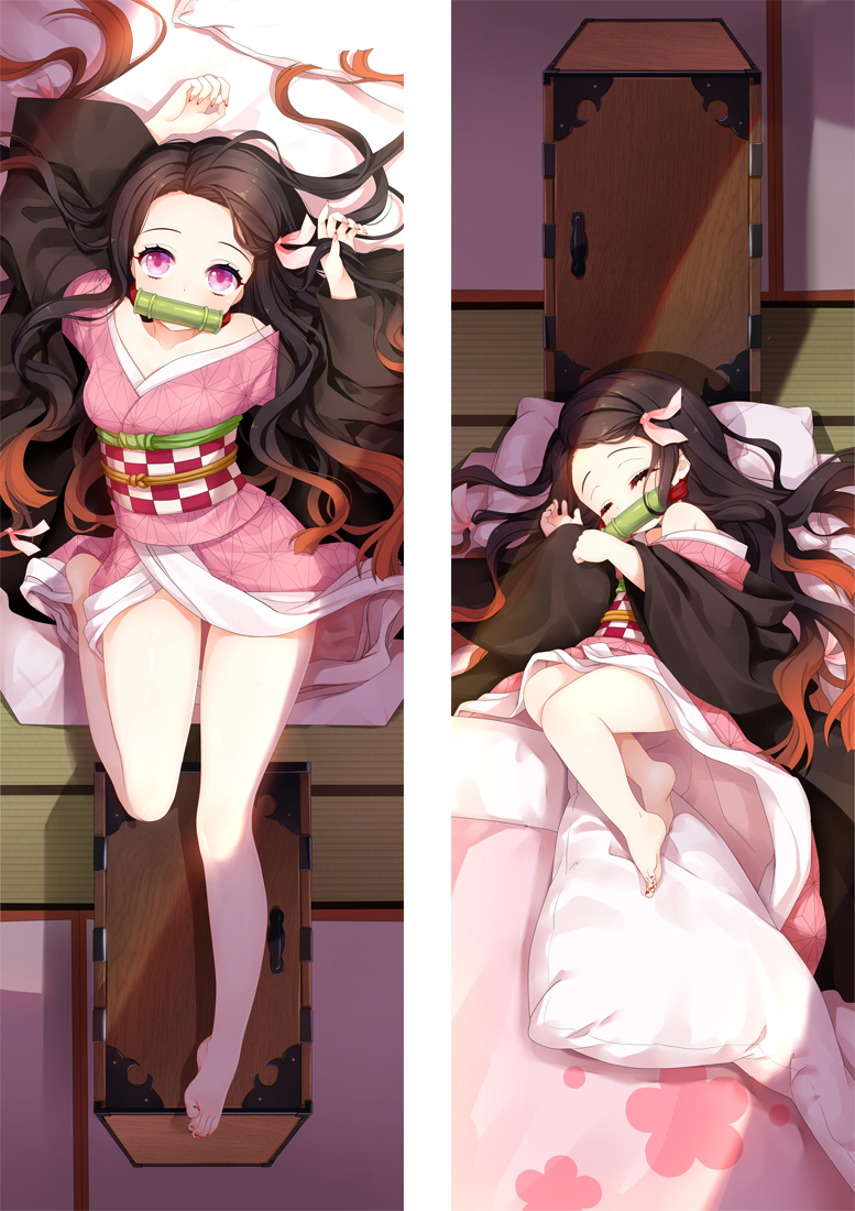 nezuko body pillow