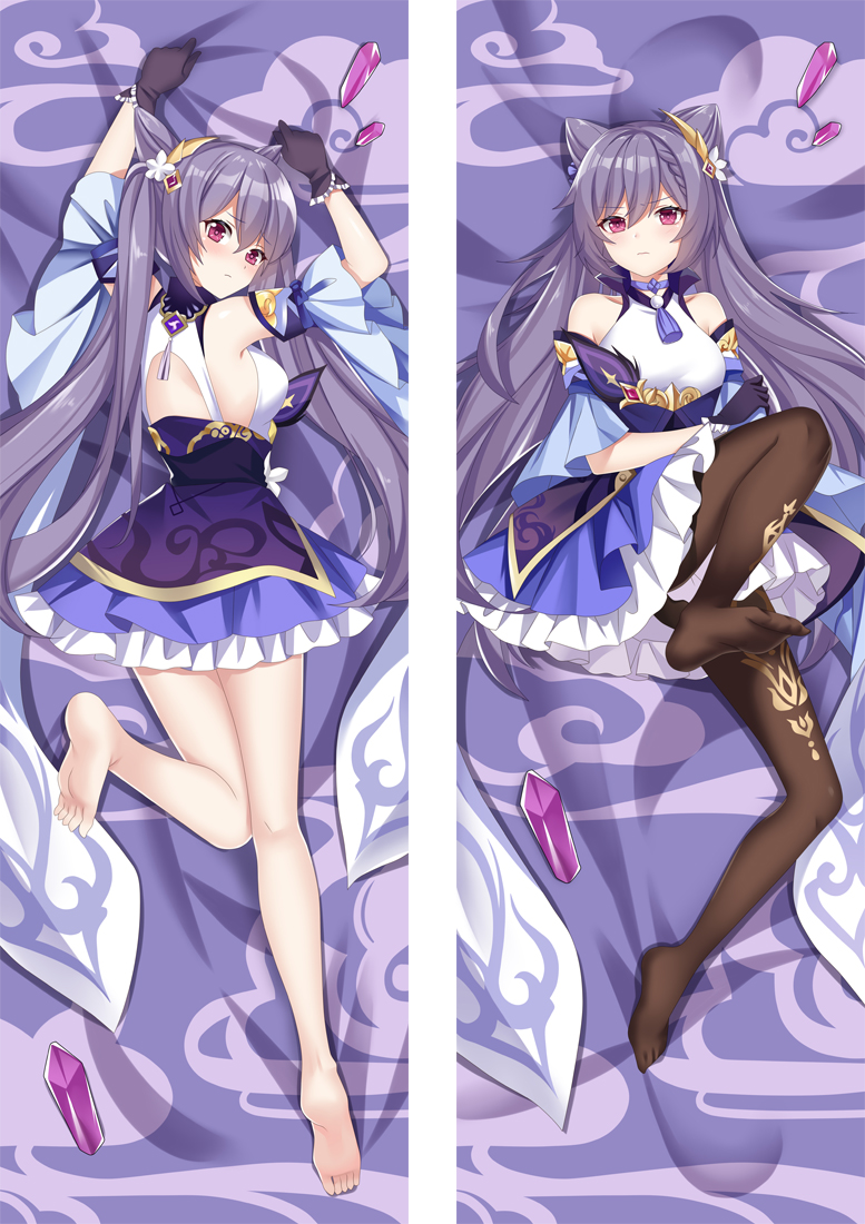 genshin impact keqing body pillow