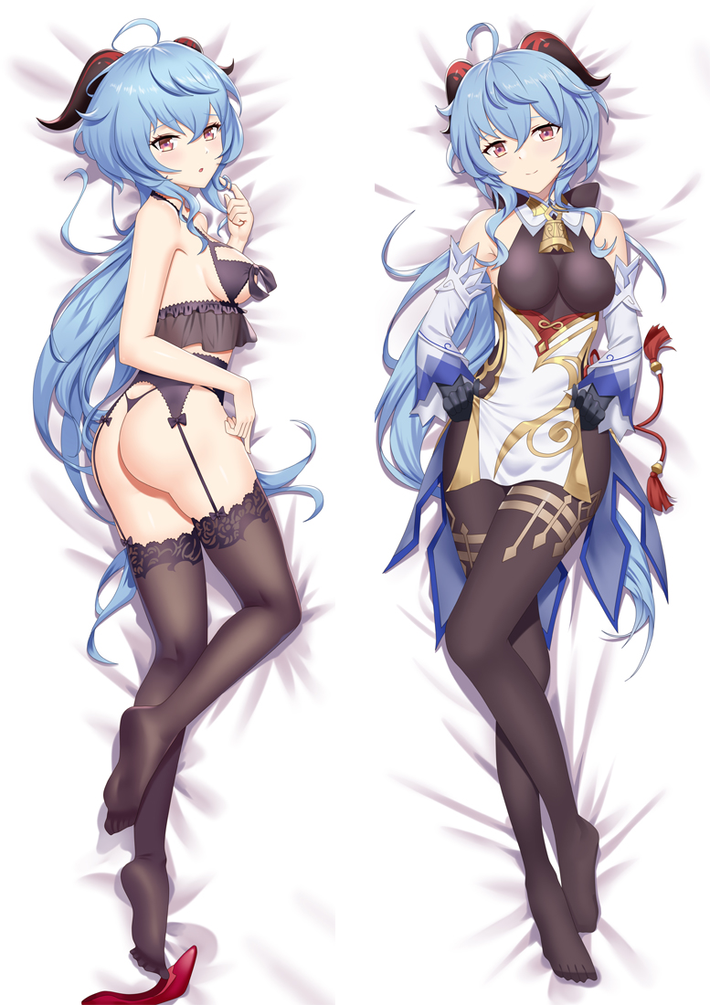 genshin impact ganyu body pillow