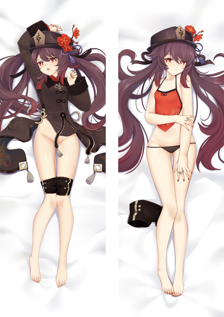 hu tao body pillow