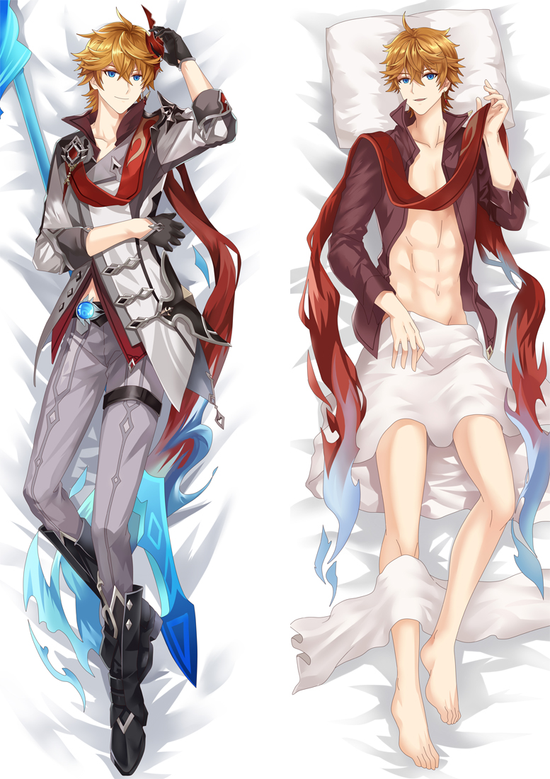 Tartaglia Dakimakura Body Pillow Cover - Genshin Impact